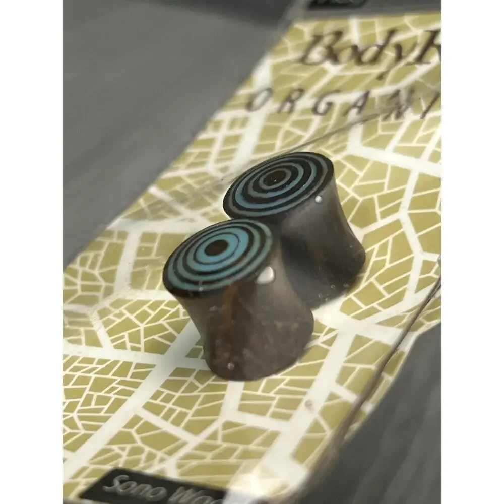 Body Rage Organics Wood Ear Plug 7/16